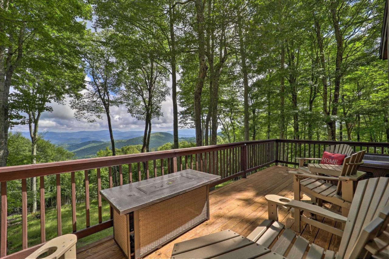 Beech Mountain Cabin Retreat With Hot Tub And Views! Εξωτερικό φωτογραφία
