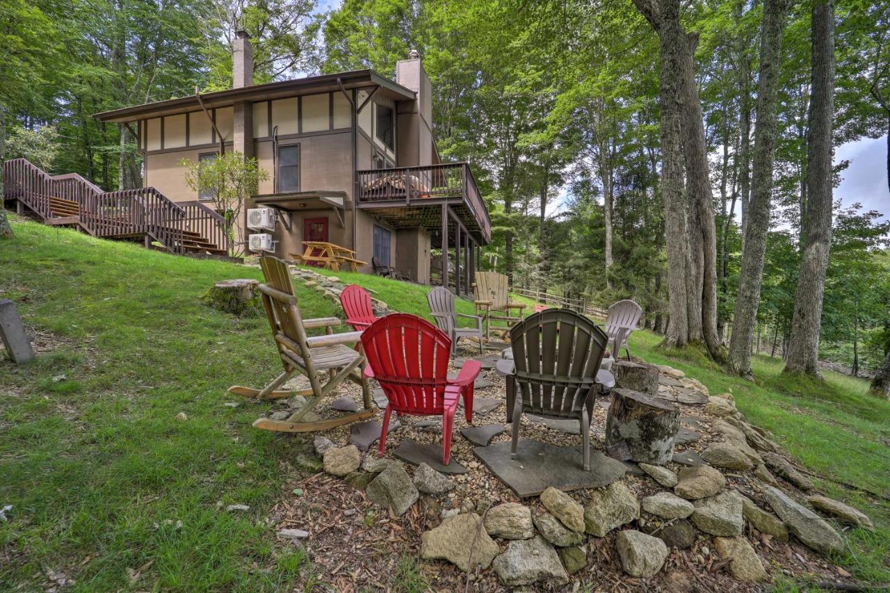 Beech Mountain Cabin Retreat With Hot Tub And Views! Εξωτερικό φωτογραφία