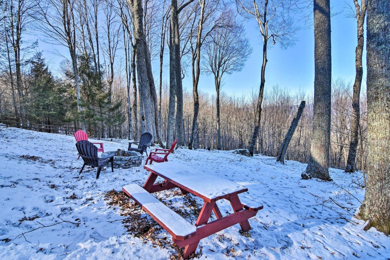 Beech Mountain Cabin Retreat With Hot Tub And Views! Εξωτερικό φωτογραφία